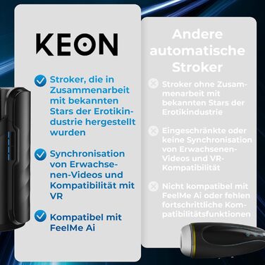 KIIROO KEON - Автоматичний мастурбатор для чоловіків з Wi-Fi та AI сумісністю