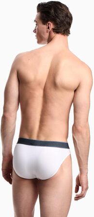 Чоловічі труси-сліп Eporio Arani з логотипом (S, Білий)