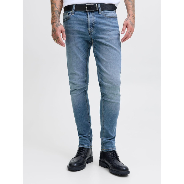 Чоловічі джинси Slim Fit JACK & JONES JJIGLENN JJORIGINAL SQ 030 NOOS, синій денім, 33W / 32L