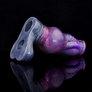 Секс-іграшка для чоловіків: силіконовий пеніс-чохол з кільцем для яєчок, реалістичний дилдо з великим вузлом, розтягуваний