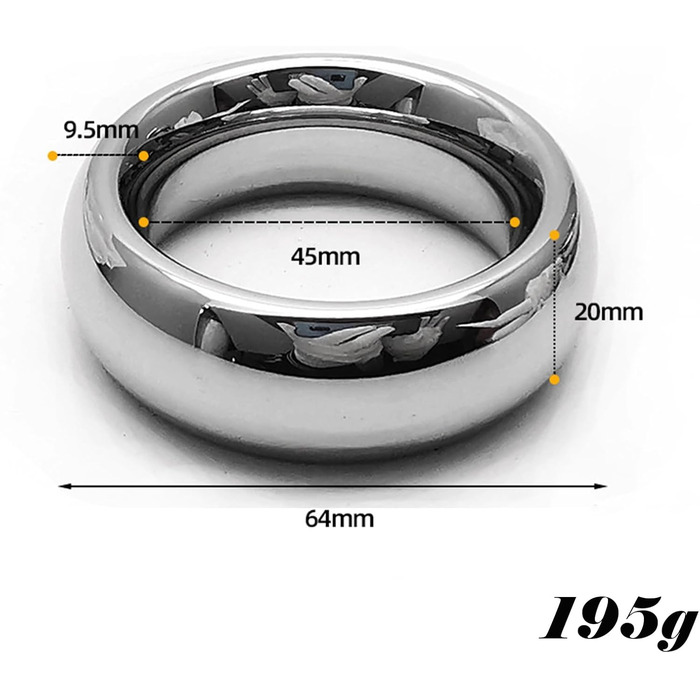 Сталевий кільце для пеніса з фіксатором яєчок, сталевий кільце для пеніса, кільця для пеніса, бондінг, кільце приборкання, інтимна біжутерія, секс-іграшки для чоловіків, затримка еякуляції, 3 розміри (40+45+50 мм)