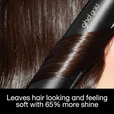 Випрямляч для волосся ghd gold — професійний стайлер та випрямляч для гладкості та антифриз-ефекту, чорний