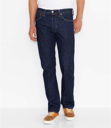 Чоловічі джинси Levi's 501 Original Fit One Wash, сині, 34W / 32L