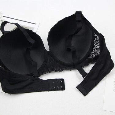 Набір 3 бюстгальтери CSKJ для великих грудей: мереживний бюстгальтер без кісточок з підтримкою, пуш-ап, для йоги, спорту та повсякденного носіння. Розміри: 100C, великі груди.