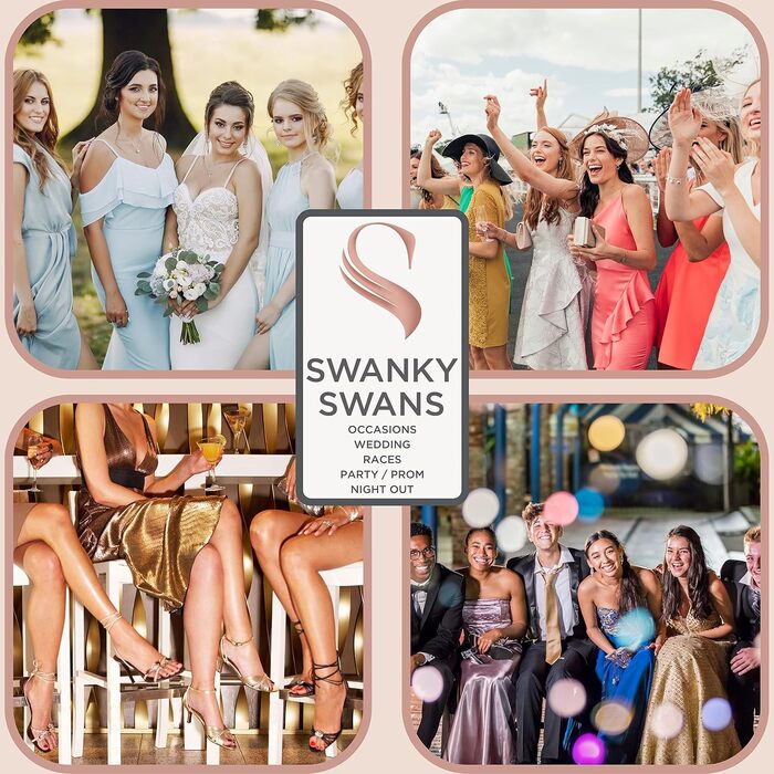 Жіночий вечірній клатч SwankySwans Chantel із сатину, золотистий