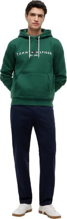 Чоловічий худі Tommy Hilfiger з капюшоном та логотипом Toy Logo, колір Street Green, розмір XL