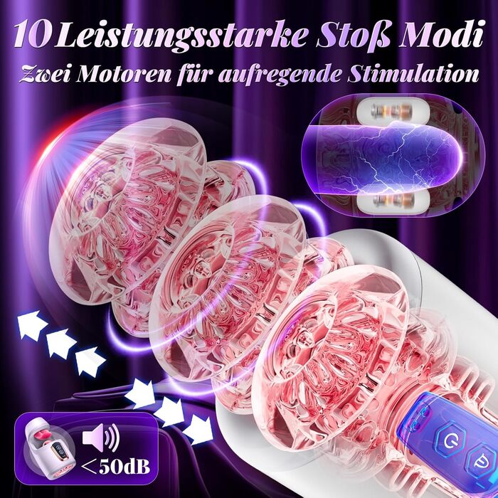 Електричний мастурбатор для чоловіків: стимуляція, оральний секс, 10 режимів, тренажер для пеніса