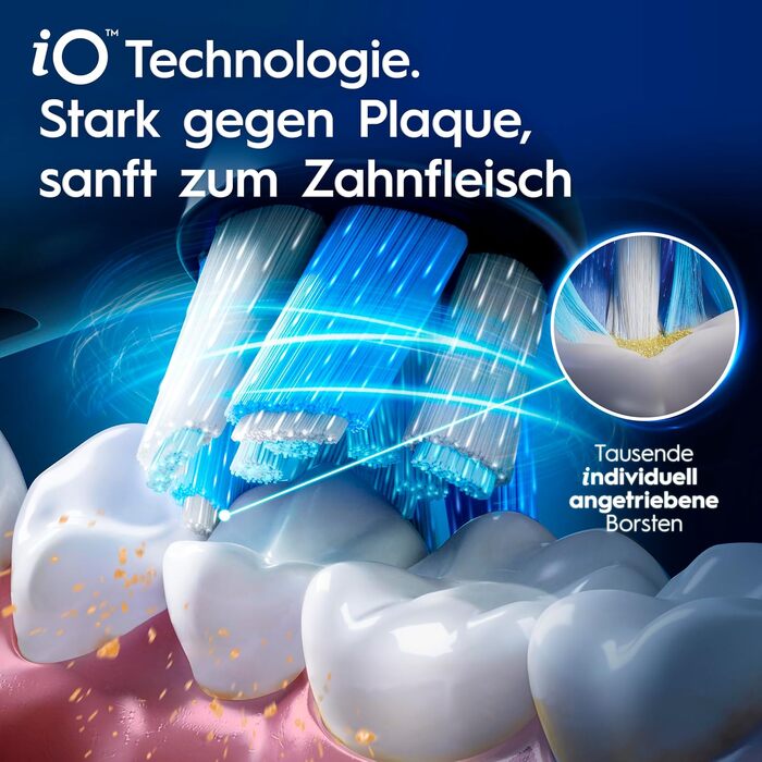 Електрична зубна щітка Oral-B iO Series 6 (Black Lava/Pink Sand), 5 режимів чищення, набір з 3 насадок та дорожнім футляром