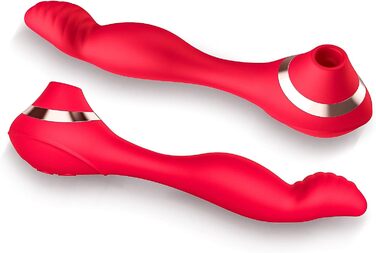 Вібратор для жінок 2-в-1 з масажером клітора та G-точкою, 10 режимів вібрації, JFRong