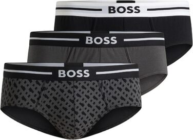 Слідки чоловічі BOSS HipBr 3P Bold Design з логотипом, бавовна, розмір L (980)