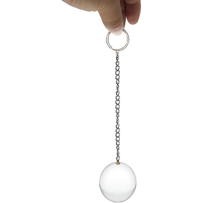 Анальні кульки зі скла, ланцюжок, дилататор, масажер для ануса, 80 мм - для жінок та чоловіків