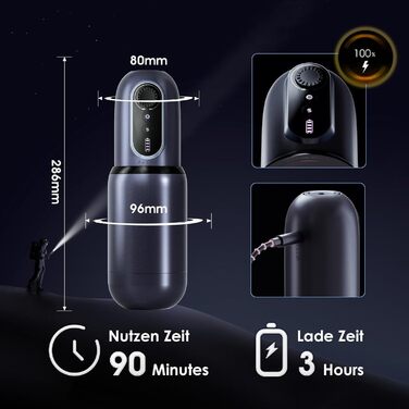 Електричний мастурбатор для чоловіків з телескопічною конструкцією, 5 режимів, вібрація, секс-іграшка