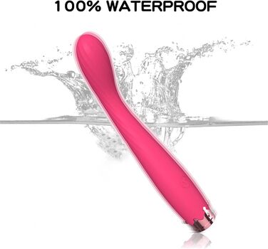 Вібратор G-Punkt Silikon з 10 режимами вібрації для жінок, масажер клітора, секс-іграшка, дildo, для жінок та пар, рожевий
