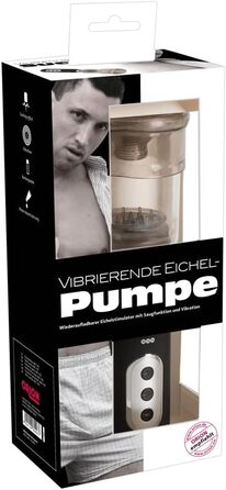 ORION Penispumpe - інтенсивний вакуумний насос для чоловіків, для тренування потенції, симуляції орального сексу, перезаряджається, прозорий/чорний (з 3 режимами всмоктування та 5 рівнями вібрації)