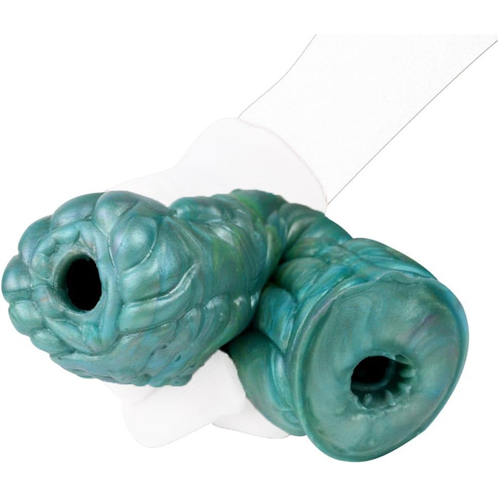 Іграшка для чоловіків Jixaxe Alien Monster - реалістична мастубаційна іграшка з вагінальним та анальним отвором, компактна, 3D, для соло