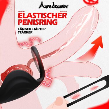 Вібратор для чоловіків для стимуляції простати, анальний плагін з кільцем, 3 режими, 10 вібрацій. Іграшки для дорослих, для пар.