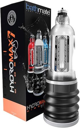 Bathmate HydroMax7 WideBoy – гідромасажер для чоловіків, прозорий