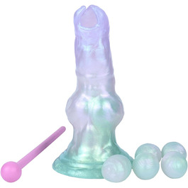 Анальний дилдо Axcroo з 5 кульками - анальний плаг, дилататор, іграшка для секса