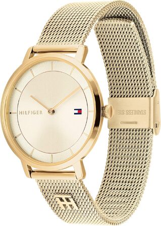 Жіночий аналоговий кварцовий годинник Tommy Hilfiger зі сталевим мілланським плетінням (Mesh), різні кольори