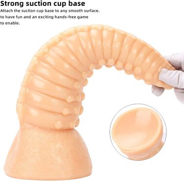 Анальний дилататор YXBLV 35.5 см, XXL, гнучкий, з присоскою, для жінок та чоловіків