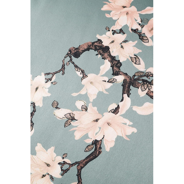 Халат жіночий довгий шовковий, квітковий принт, Babeyond - ідеальний для дому та вечірок