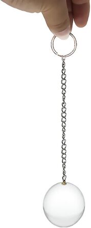 Анальні кульки зі скла, ланцюжок, дилататор, масажер для ануса, 80 мм - для жінок та чоловіків