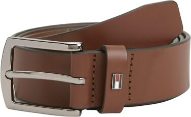 Чоловічий шкіряний ремінь Tommy Hilfiger Denton 3.5 Brown Winter Cognac (AM0AM14814), 105 см
