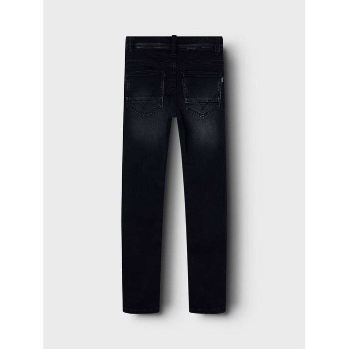 Джинси для хлопчиків NAME IT X-Slim, чорний денім, зріст 170 см
