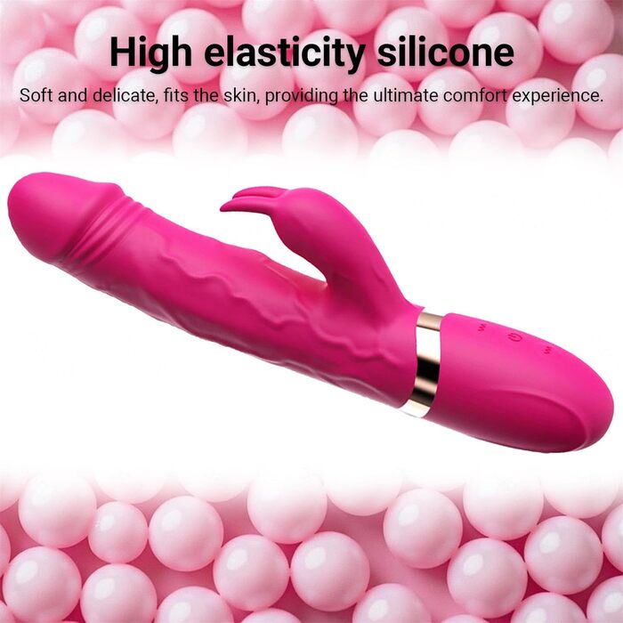 Вібратор G-Punkt Klassischer, 10 режимів вібрації, силіконовий дildo-вібратор, масажний стрижень, секс-іграшка для жінок та пар (чорний)