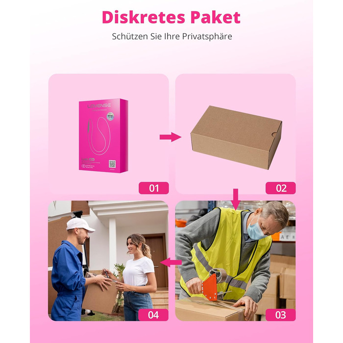 LOVENSE Lush Mini - міні-вібратор з дистанційним керуванням, 10000+ режимів, водонепроникний, для соло та парних ігор, ідеальний у подорожах