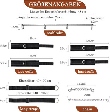 Набір для БДСМ: 26 предметів (наручники, анальні іграшки, кільця, чізки, маски, плети)