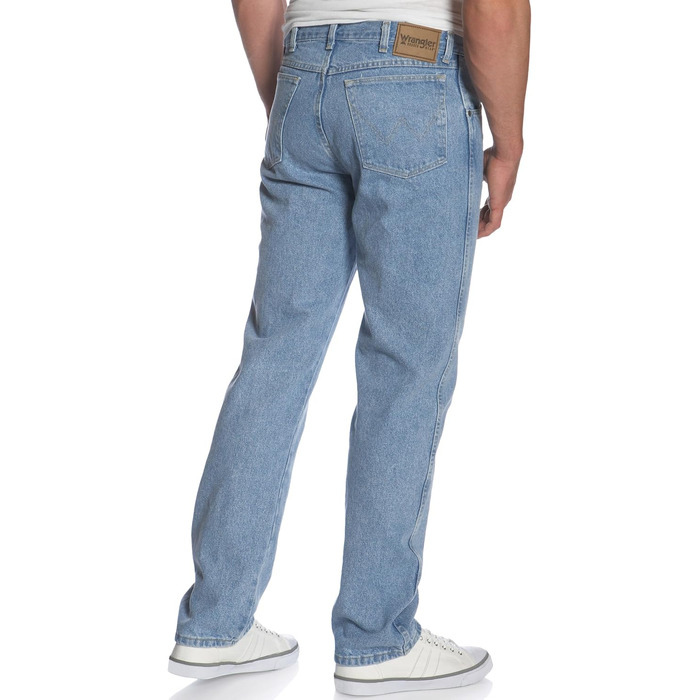 Чоловічі джинси Wrangler Original Regular Bootcut Fit 13Mwz, колір Rough Wash Indigo, Stonewashed (34W / 31L)
