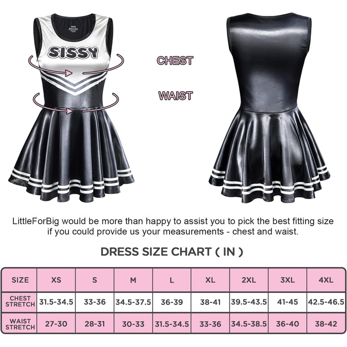 Чорний сатиновий міні-костюмчик для жінок Littleforbig, фігурна модель