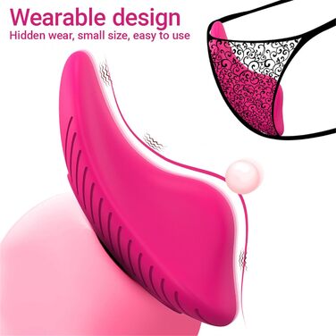 Вібратор з дистанційним керуванням та керуванням через додаток, 9 режимів вібрації, інтимні іграшки для пар, вібратор для жінок, тихий, потужний, стимулятор клітора, фіолетовий