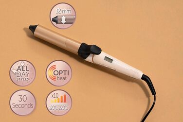 Випрямляч для волосся Remington PROluxe S9100 з керамічним покриттям Ultimate-Glide, LCD-дисплеєм та технологією OPTIheat, 150-230°C