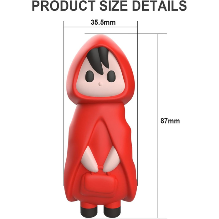 Вібраційний яйце-вібратор для жінок: іграшка для дорослих, форма Червонкапки