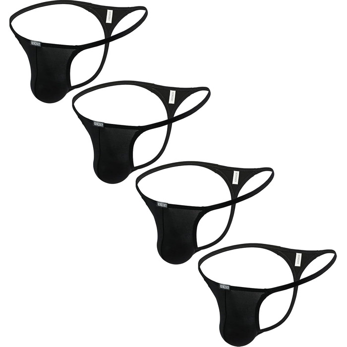 Танга чоловіча iKingsky, чорний, 4 шт. (M)