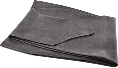 Шкарпетки латексні довгі з відкритими пальцями - шкарпетки-панчіх Overknee для жінок та чоловіків, чорний, 0.4 мм