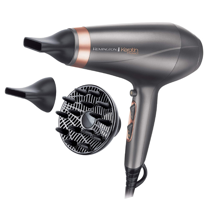 Випрямляч для волосся Remington Keratin Protect S8593 з керамічним покриттям, мигдальною олією та цифровим дисплеєм (160-230°C)