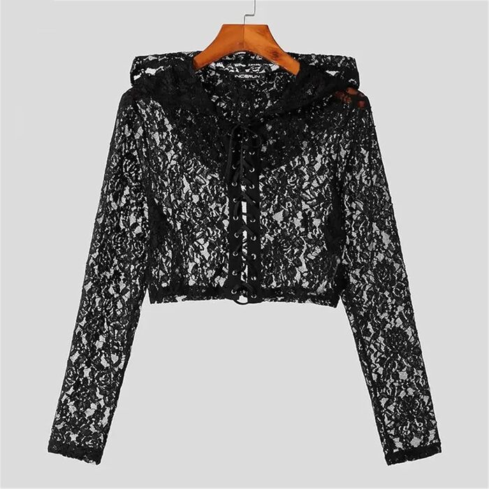 Чоловіча футболка American Sexy з принтом, сітчаста тканина, повсякденна модель, короткі рукави, XXL, чорний