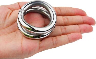 Кільце для статевого члена Double Arc з нержавіючої сталі 304 - еротичні іграшки для дорослих