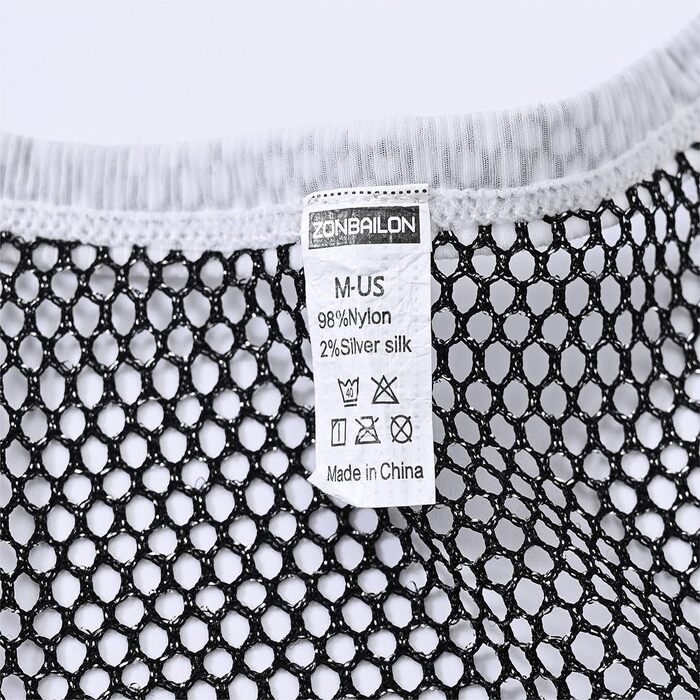 Чоловіча футболка BIATWOWR з прозорими рукавами, тонка майка, чорна (XL)