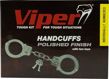 Наручники Viper TACTICAL Standard для служби безпеки - міцні, поліровані, з 2 ключами