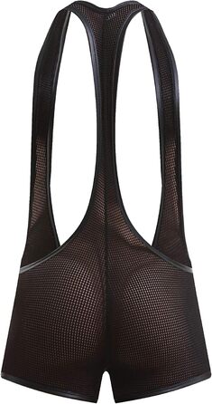 Шорти боді для чоловіків Swbreety, джокерстрап, борцівський синглет, нижня білизна (чорний, S)