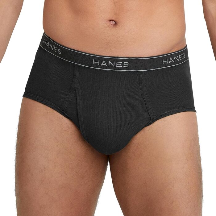Труси чоловічі Hanes Tagless, середньою посадкою, чорні, швидковисихаючі