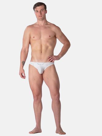 Слідки чоловічі WOH Tanga G-String Jockstrap, сексуальна білизна, мікро-слідки для чоловіків, білий колір