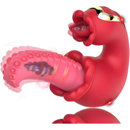 Вібратор для жінок з реалістичним пенісом, 10 режимів вібрації та 10 режимів гойдання, стимулятор G-точки та клітора, анальний вібратор, іграшки для дорослих