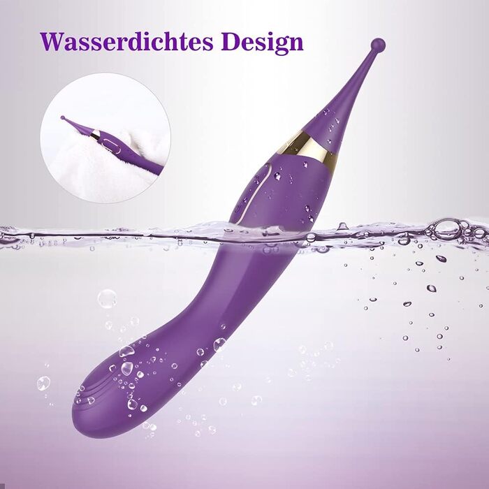 Вібратор G-точка високої частоти для жінок Adorime, водонепроникний стимулятор клітора, секс-іграшка для стимуляції клітора, вагінальної зони та сосків, для одного користувача