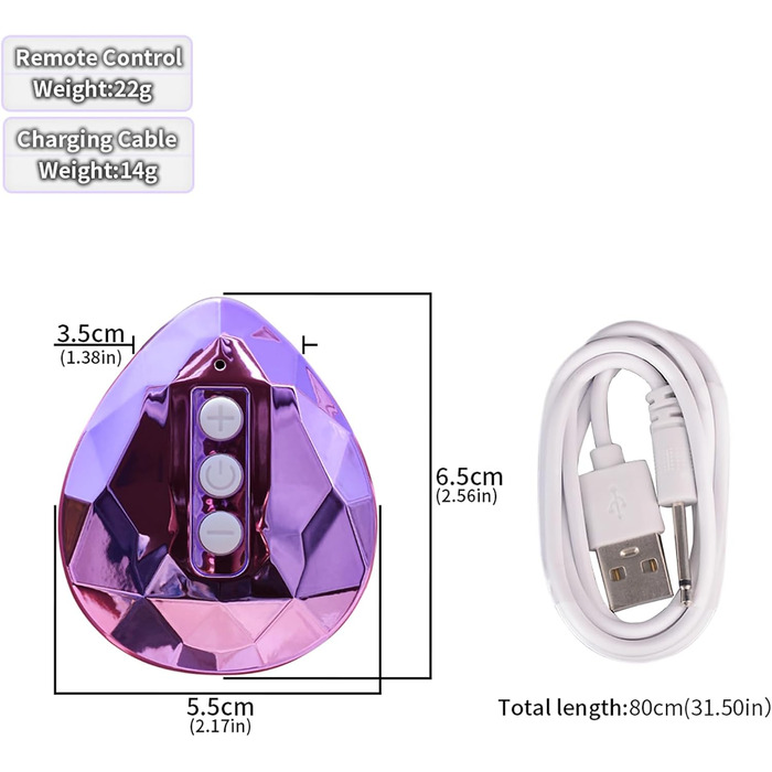 Пеніс-сleeve з 10 вібраційними режимами та пультом керування для пар - LZYLWC (A)