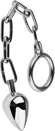 Анальні кульки та масажери для ануса з металу (3 шт.) - металевий анальний плаг, кільце для простати, масажер для чоловіків та жінок